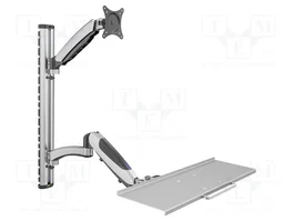 Digitus Soporte de Pared para Monitor de 27 Pulgadas y Teclado