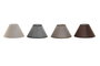DKD Home Decor Lámpara de Sobremesa de Lino y Metal (Surtido de Colores)