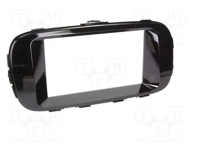 PER.PIC. Bastidor de montaje de radio Kia Soul 2014+ 2 DIN Negro Brillante