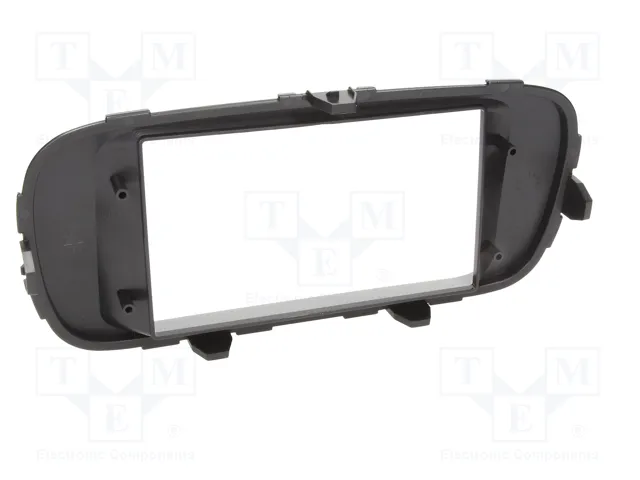 PER.PIC. Bastidor de montaje de radio Kia Soul 2014+ 2 DIN Negro Brillante
