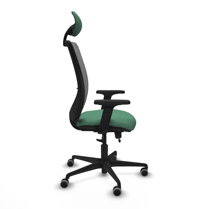 PIQUERAS Y CRESPO Silla de oficina Zulema Verde esmeralda y Gris PIQUERAS Y CRESPO Silla de oficina Zulema Verde esmeralda y Gris