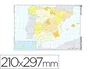 Teide Mapa Mudo Color Din A4 España Político