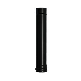 WOLFPACK LINEA PROFESIONAL Tubo de Estufa Pellet Acero Vitrificado Negro Ø 80 mm, 50 cm