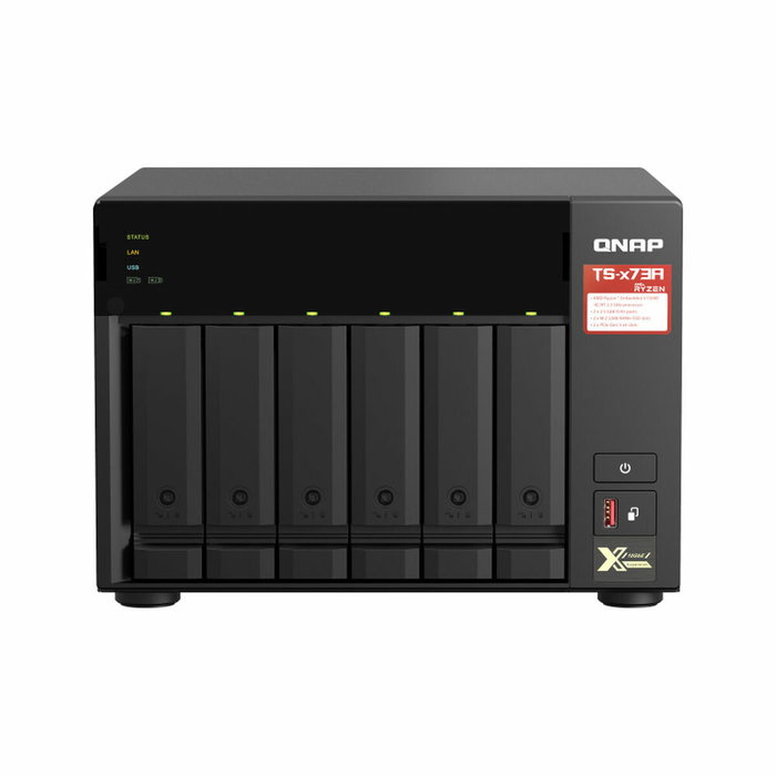 QNAP TS-673A-8G NAS de 6 bahías con AMD Ryzen V1500B y 8 GB DDR4