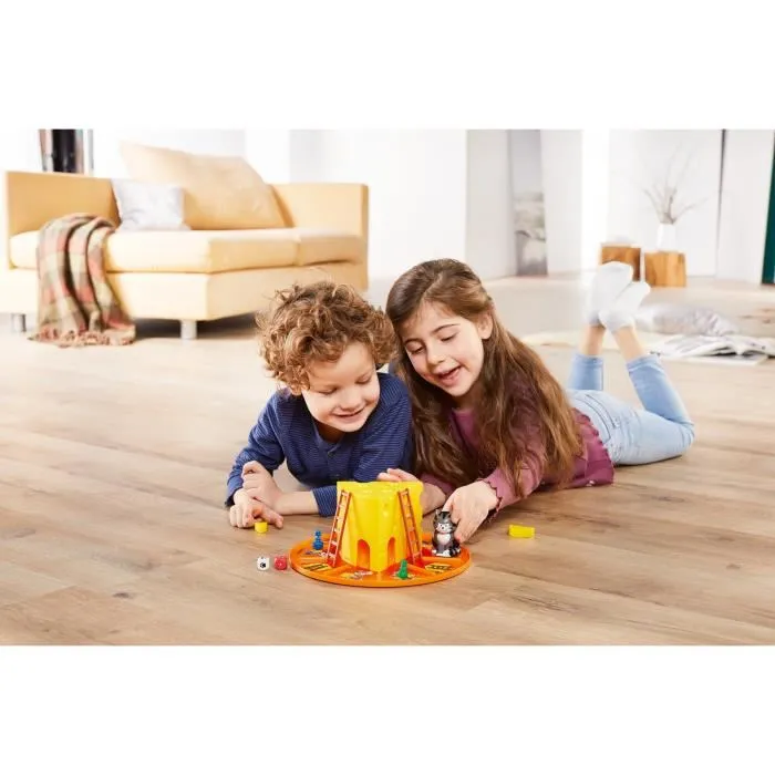 Ravensburger La carrera del queso Juego de mesa Infantil para 2 a 4 jugadores a partir de 3 años con 3 niveles de dificultad