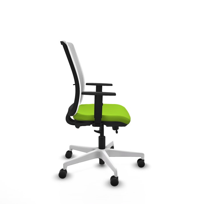 PIQUERAS Y CRESPO Silla de oficina Haches Pistacho y Blanco