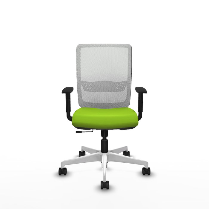 PIQUERAS Y CRESPO Silla de oficina Haches Pistacho y Blanco