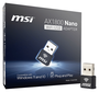 MSI AX1800 Nano WiFi USB Adapter GUAX18N Negro
