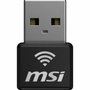 MSI AX1800 Nano WiFi USB Adapter GUAX18N Negro