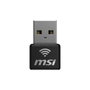 MSI AX1800 Nano WiFi USB Adapter GUAX18N Negro