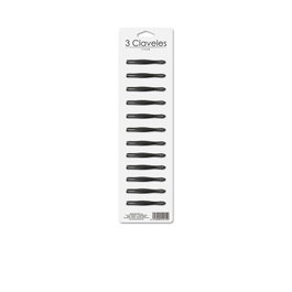 Tres Claveles Pinza Cangrejo Negra 8 cm Pack 12 Unidades