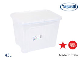 Tontarelli Caja de almacenaje 43L con tapa