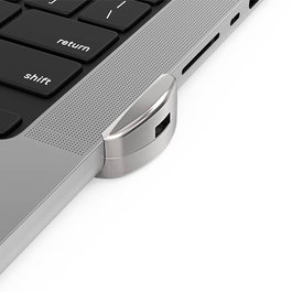 Compulocks Ledge Lock Adapter para MacBook Pro 14" M1 M2 M3 - Adaptador de Bloqueo de Ranura de Seguridad para Apple
