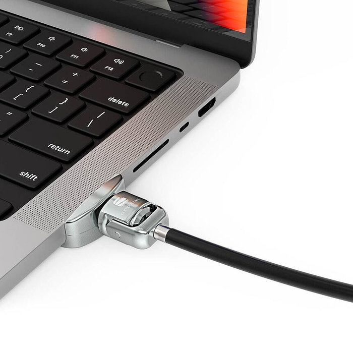 Compulocks Ledge Lock Adapter para MacBook Pro 14" M1 M2 M3 - Adaptador de Bloqueo de Ranura de Seguridad para Apple Compulocks Ledge Lock Adapter para MacBook Pro 14" M1 M2 M3 - Adaptador de Bloqueo de Ranura de Seguridad para Apple