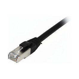 Synergy21 Patchkabel RJ45 Cat8.1 2000MHz 0.5m Negro S-STP (S/FTP) TPE/LSZH SuperFlex AWG26 Cable de Red Ethernet LAN
