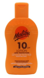 Malibu Loción Solar SPF10 Protección Baja 200ml Loción