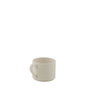 Summa Taza Apilable Moca 10 cl de Vitro Porcelana, Color Marfil, 4 cm de Alto, 6 cm de Diámetro (Set de 6)