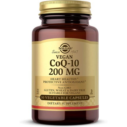 SOLGAR Coenzima Q10 200 mg 30 Cápsulas Vegetales