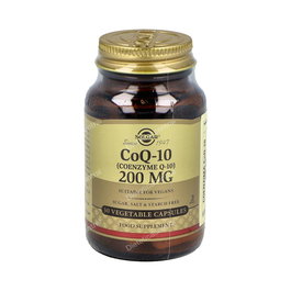 SOLGAR Coenzima Q10 200mg 30 Vegicaps - Energía Celular y Efecto Antioxidante