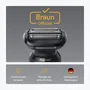 Braun Cabezal de Afeitado 8700216051330 para Series 5 y 6 - 3 Cuchillas Flexibles Fabricado en Alemania