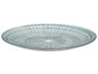 Vessia Plato para Postre de Cerámica con Rayas Azules, Diámetro 19 cm (Set de 24)