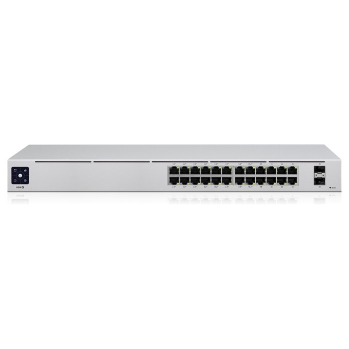 Ubiquiti UniFi USW-24-POE, Switch Gestionado 24 Puertos Gigabit y 2 SFP con PoE