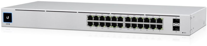Ubiquiti UniFi USW-24-POE, Switch Gestionado 24 Puertos Gigabit y 2 SFP con PoE