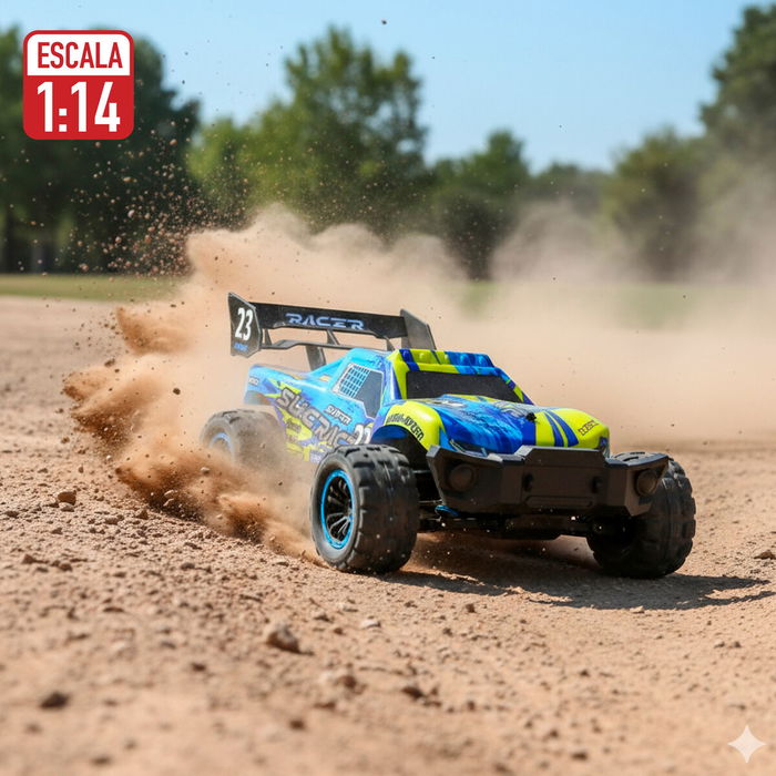 Coche Radio Control Speed & Go 1:14 29 X 13 X 18 CM (2 Unidades)