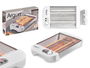 Argon Tostador Plano Blanco 600W 35 x 6.5 x 21.5 cm (Set de 6)