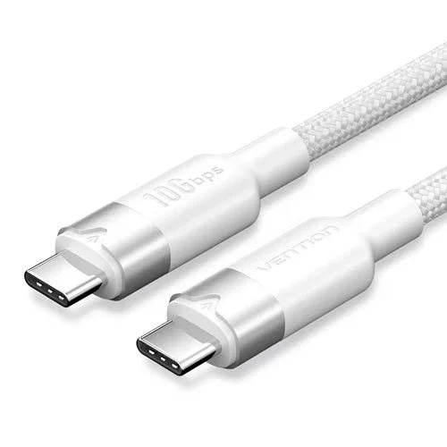 Vention Cable USB-C a USB-C 3.2 Gen 2 10 Gbps 100 W 1m Blanco TRGWF Vention Cable USB-C a USB-C 3.2 Gen 2 10 Gbps 100 W 1m Blanco TRGWF