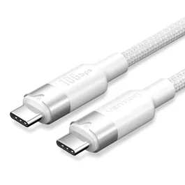 Vention USB-C to USB-C Cable USB 3.2 Gen 2 5A 10Gbps 1M White