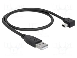 DeLOCK 82680 Cable USB 2.0 Tipo-A a Mini-B Angular 0,5 m