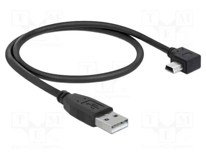 DeLOCK 82680 Cable USB 2.0 Tipo-A a Mini-B Angular 0,5 m DeLOCK 82680 Cable USB 2.0 Tipo-A a Mini-B Angular 0,5 m
