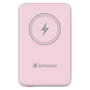 Verbatim Charge 'n' Go Powerbank 10000mAh Rosa Carga Inalámbrica PD 3.0 QC 3.0