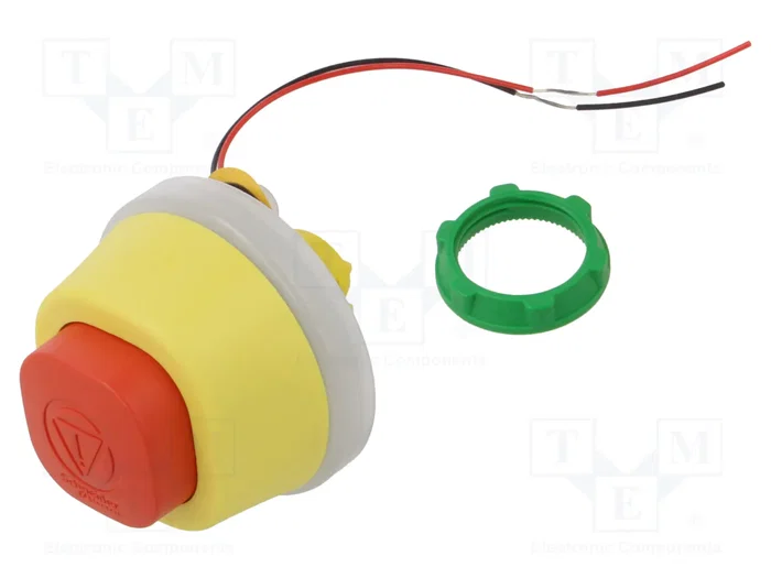 SCHNEIDER ELECTRIC Interruptor de emergencia Harmony XB5 22mm Rojo LED 120V SCHNEIDER ELECTRIC Interruptor de emergencia Harmony XB5 22mm Rojo LED 120V