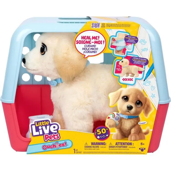 Little Live Pets Peluche Mi Perro Ouchies LIT0630996266793 - A partir de 5 años