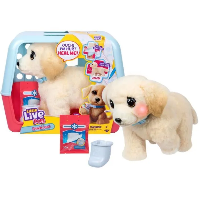 Little Live Pets Peluche Mi Perro Ouchies LIT0630996266793 - A partir de 5 años