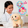 LITTLE LIVE PETS Ouchies Retriever 26679 Moose - Juguete Interactivo de Cuidar y Curar Patita con Más de 50 Sonidos, Español