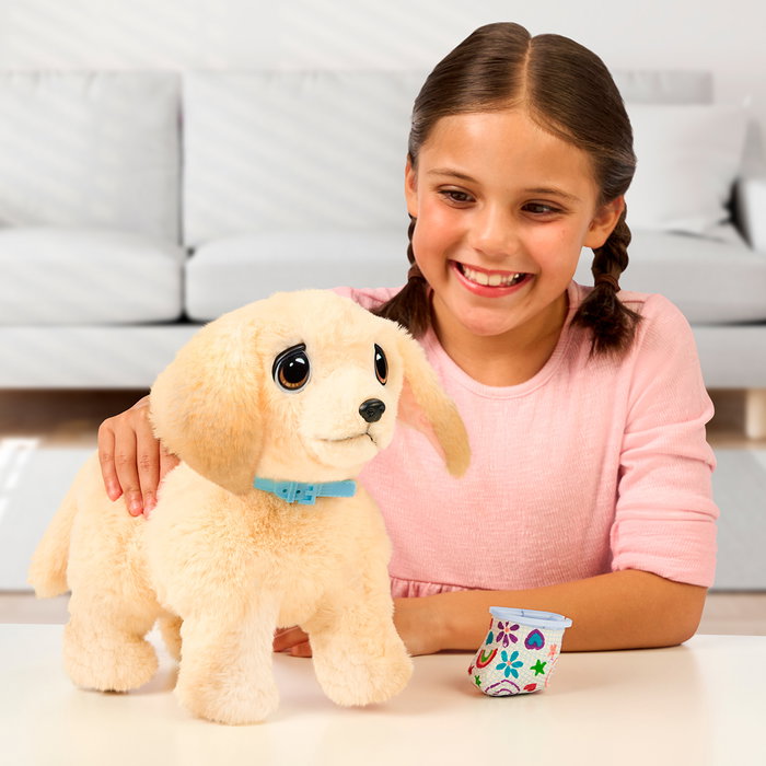 LITTLE LIVE PETS Ouchies Retriever 26679 Moose - Juguete Interactivo de Cuidar y Curar Patita con Más de 50 Sonidos, Español