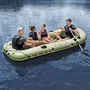 Voyagera© X4 Hydro-Force© Bote Hinchable para 4 Adultos, 350 x 145 cm