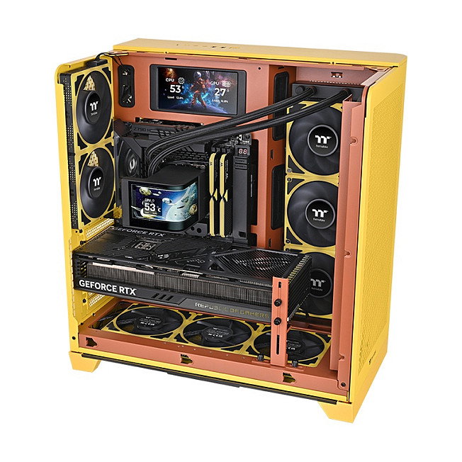 Thermaltake MAGCurve 360 Ultra AIO Kit Refrigeración Líquida ARGB Ventilador LCD Negro - 360 W TDP