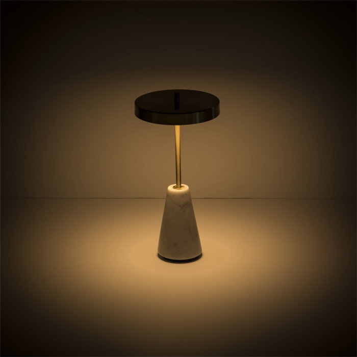 Broggi Lampada Decò Marmo Bianco