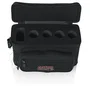Gator Funda acolchada para 4 micrófonos