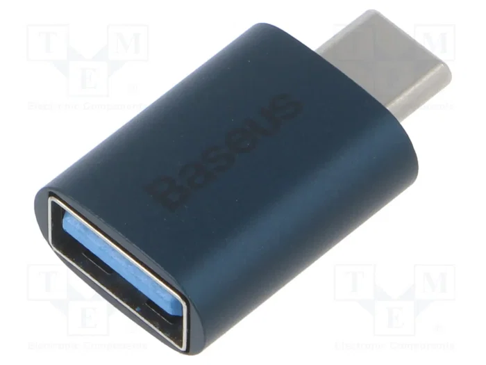 Baseus Adaptador USB-C a USB-A Ingenuity OTG azul