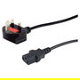 EQUIP Cable de Alimentación IEC C13 a BS 1363 Macho/Hembra, 5m, Negro, Referencia 112302