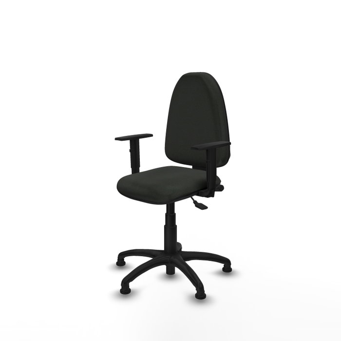 PIQUERAS Y CRESPO Silla de oficina Aýna con mecanismo Asincro, Tela Negra PIQUERAS Y CRESPO Silla de oficina Aýna con mecanismo Asincro, Tela Negra