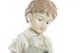 DKD Home Decor Figura Resina Niño Mascota Surtido de 2 Piezas