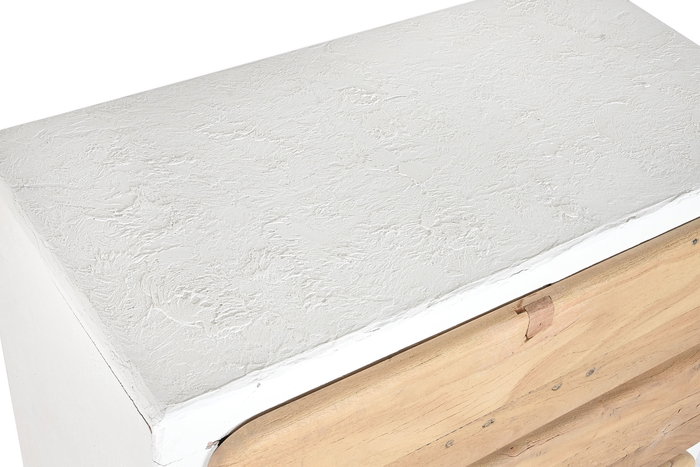 DKD Home Decor Chifonier Mediterraneo Formentera meub Blanco Natural Madera Reciclada Mango 42 x 106 x 80 cm