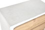 DKD Home Decor Chifonier Mediterraneo Formentera meub Blanco Natural Madera Reciclada Mango 42 x 106 x 80 cm