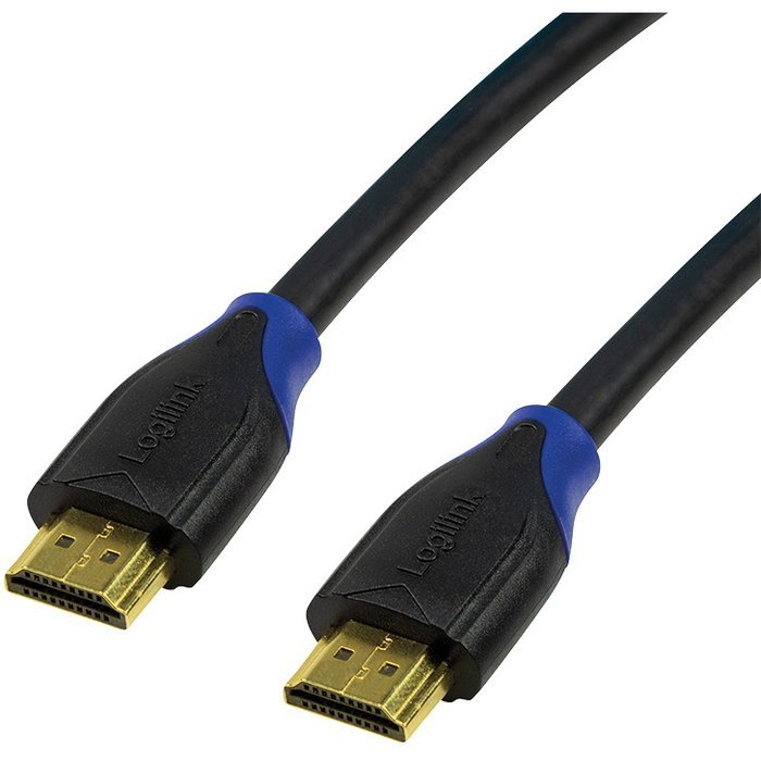 Logilink Cable HDMI 2.0 de 7,5m con Ethernet y 4K/60Hz, Negro